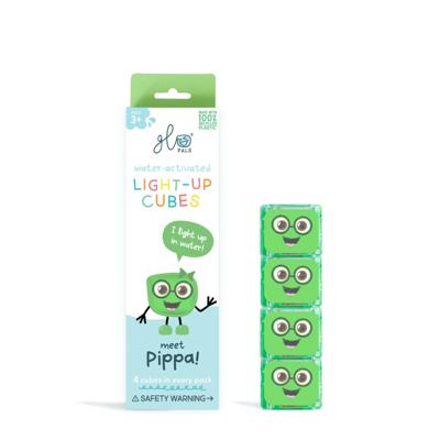 Glo Pals Lichtblokjes Pippa groen 4 stuks