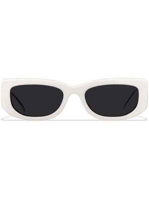 Prada Eyewear lunettes de soleil rectangulaires Symbole - Gris