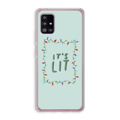 It's Lit: Samsung Galaxy A51 5G Transparant Hoesje
