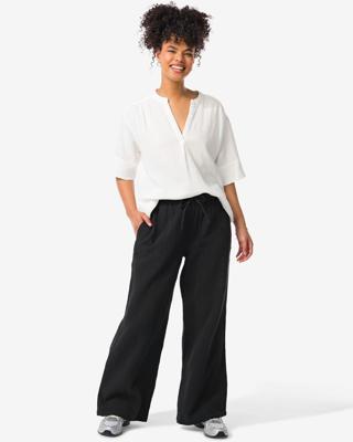 HEMA Dames Broek Kai Zwart (zwart)