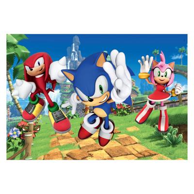 Clementoni legpuzzel - sonic, 104st.