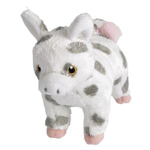 Pluche knuffel boerderijdieren varken van 18 cm
