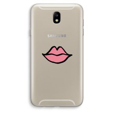 Kusje: Samsung Galaxy J7 (2017) Transparant Hoesje