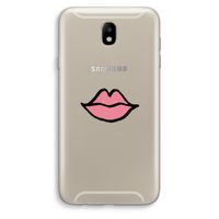 Kusje: Samsung Galaxy J7 (2017) Transparant Hoesje