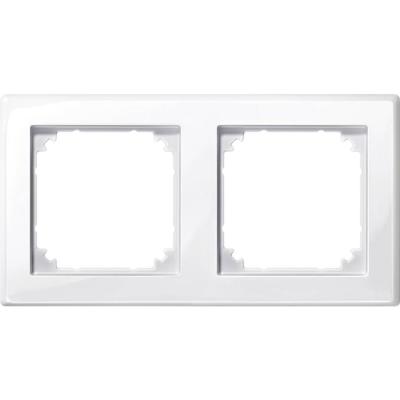 Merten 478219 Afdekking Frame M-Smart Polar-wit (glanzend) 1 stuk(s)
