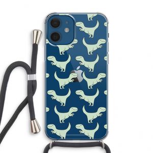 Dinos: iPhone 12 mini Transparant Hoesje met koord