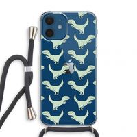 Dinos: iPhone 12 mini Transparant Hoesje met koord
