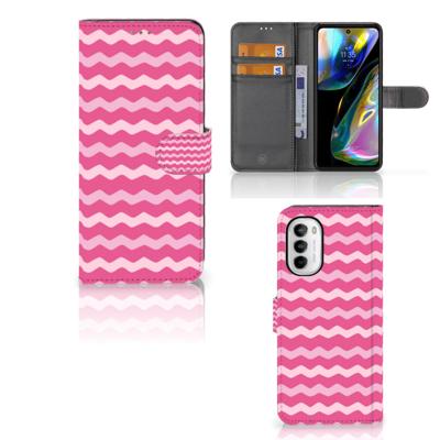 Motorola Moto G52 | Moto G82 | Telefoon Hoesje | Waves Pink