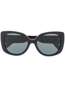 Versace Eyewear lunettes de soleil teintées à monture oversize - Noir