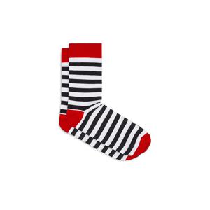 Bellona - heren sokken print - wit - Happy Socks