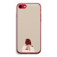 I drink wine: iPhone SE 2020 Transparant Hoesje