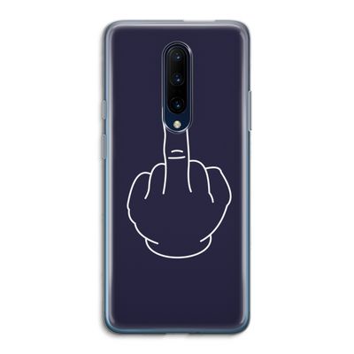 F**k U: OnePlus 7 Pro Transparant Hoesje