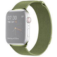 Milanese RVS bandje - Groen - Geschikt voor Apple Watch 38mm / 40mm / 41mm