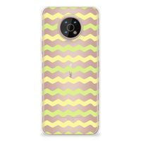 Nokia G50 TPU bumper Waves Yellow - thumbnail