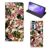 OPPO Find X3 Lite Smart Cover Flowers OPPO Find X3 Lite Smart Cover Flowers