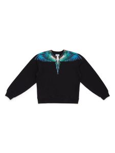 Marcelo Burlon County Of Milan Kids sweat Icon Wings en coton - Bleu