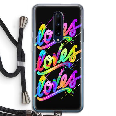 Loves: OnePlus 7 Pro Transparant Hoesje met koord