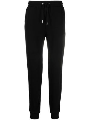 Karl Lagerfeld pantalon de jogging en coton à lien de resserrage - Noir