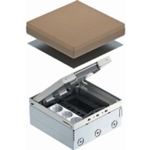 UDHOME4 2V MT V  - Installation box for underfloor duct UDHOME4 2V MT V