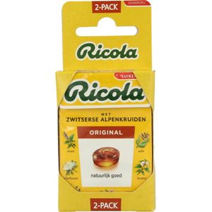 Ricola Original suikervrij 2 st (50 gr)