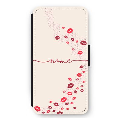 Kusjes: iPhone 11 Pro Max Flip Hoesje