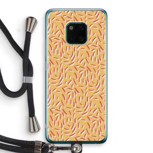 Camouflage: Huawei Mate 20 Pro Transparant Hoesje met koord