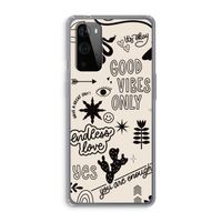 Good vibes: OnePlus 9 Pro Transparant Hoesje