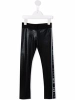 Dkny Kids legging à bande logo - Noir