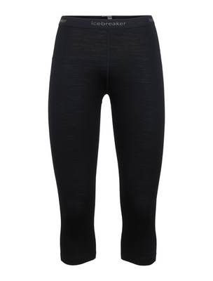 Icebreaker Merino 200 Oasis 3/4 Thermobroek Dames Black XL