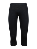 Icebreaker Merino 200 Oasis 3/4 Thermobroek Dames Black XL Icebreaker Merino 200 Oasis 3/4 Thermobroek Dames Black XL