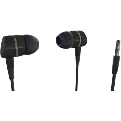 Vivanco SOLIDSOUND BLACK In Ear oordopjes Kabel Zwart