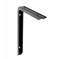 AMIG Plankdrager/steun - aluminium - zwart - H150 x B100 mm - thumbnail