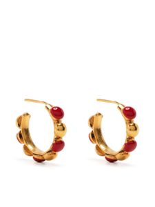 Sylvia Toledano boucles d'oreilles serties d'émail