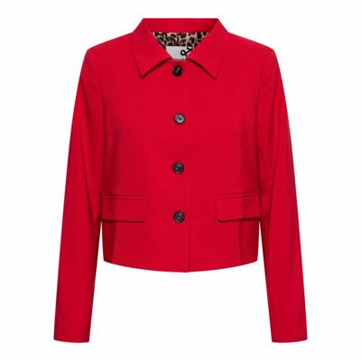 &Co - Rood | Dames | Blazer | Rood | 3XL | regular | Kamst mode