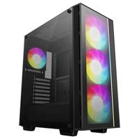PC-behuizing - DEEPCOOL - MATREXX 55 V4 C - Medium toren - ATX - Gehard glas - ARGB - Zwart