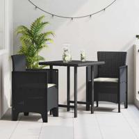 Tuinstoel 2 pcs Antraciet 53 x 49 x 85 cm PP