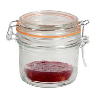 Weckpot/inmaakpot - 200 ml - glas - met beugelsluiting - D8.5 x H8.5 cm - thumbnail