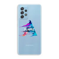 Abstract Spectrum: Samsung Galaxy A73 Transparant Hoesje