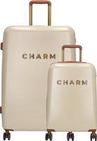 Charm London Capetown Travel Trolley Set-Beige Charm London Capetown Travel Trolley Set-Beige