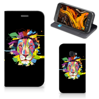 Samsung Galaxy Xcover 4s Magnet Case Lion Color
