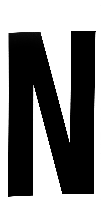 Metafranc Plakletter 100Mm Zwart N - WU0510260