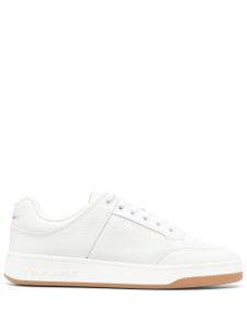 Saint Laurent baskets en cuir SL/61 à perforations - Blanc