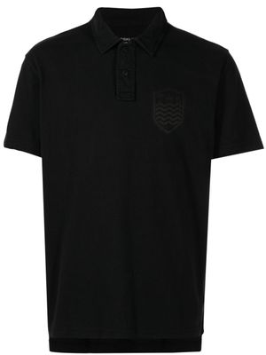 Osklen polo en coton à manches courtes - Noir