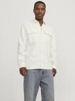 Jack & Jones Jprccraymond Spring Solid Overshirt Sn Overshirt Cloud Dancer Comfort Fit