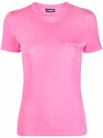 Jacquemus haut Le T-shirt Brodé à logo brodé - Rose - thumbnail