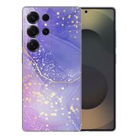 TPU Hoesje Samsung Galaxy S25 Ultra - Watercolor Paars Backcover