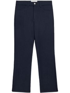 AMI Paris pantalon en laine à coupe droite - Bleu