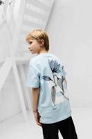 Ballin Amsterdam Floral Initial T-shirt Kids Lichtblauw - Maat 164 - Kleur: Lichtblauw | Soccerfanshop