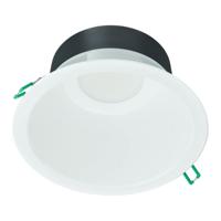 Philips LED Downlight Coreline DN142B Aluminium Wit 11W 1200lm 60D - 830 Warm Wit | Zaagmaat 155mm - IP20 - Wit Reflector