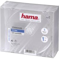 Hama 00044748 CD-hoes 1 CD/DVD/Blu-Ray Transparant 5 stuk(s) - thumbnail